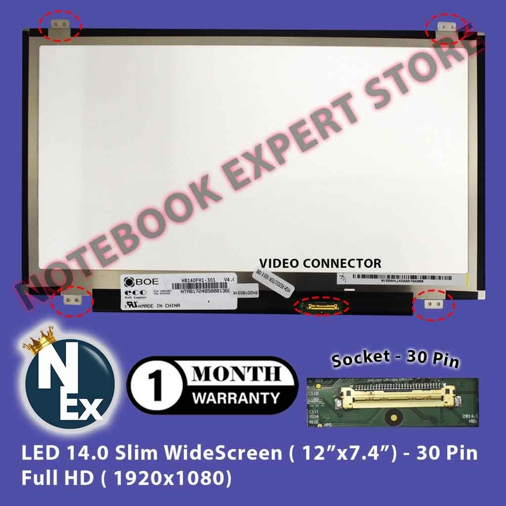 LED 14.0 SLIM WIDESCREEN 30 PIN FULL HD 1920x1080