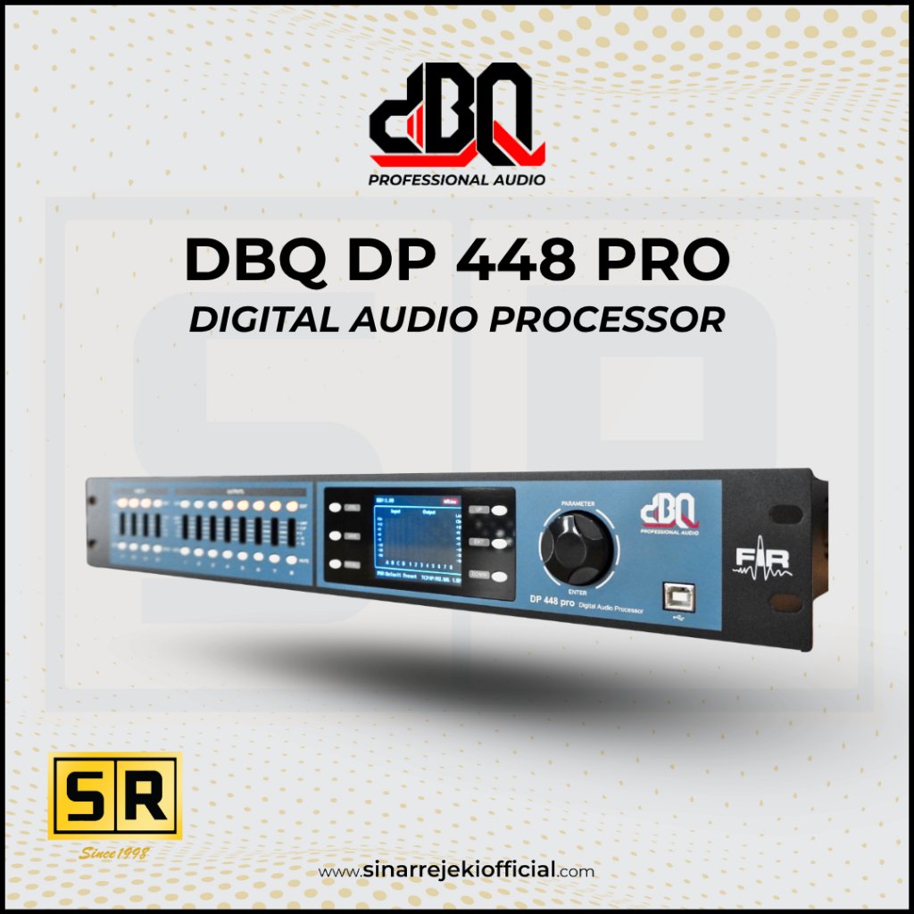Digital Audio Manajemen Processor Speaker DBQ DP 448 PRO / DLMS