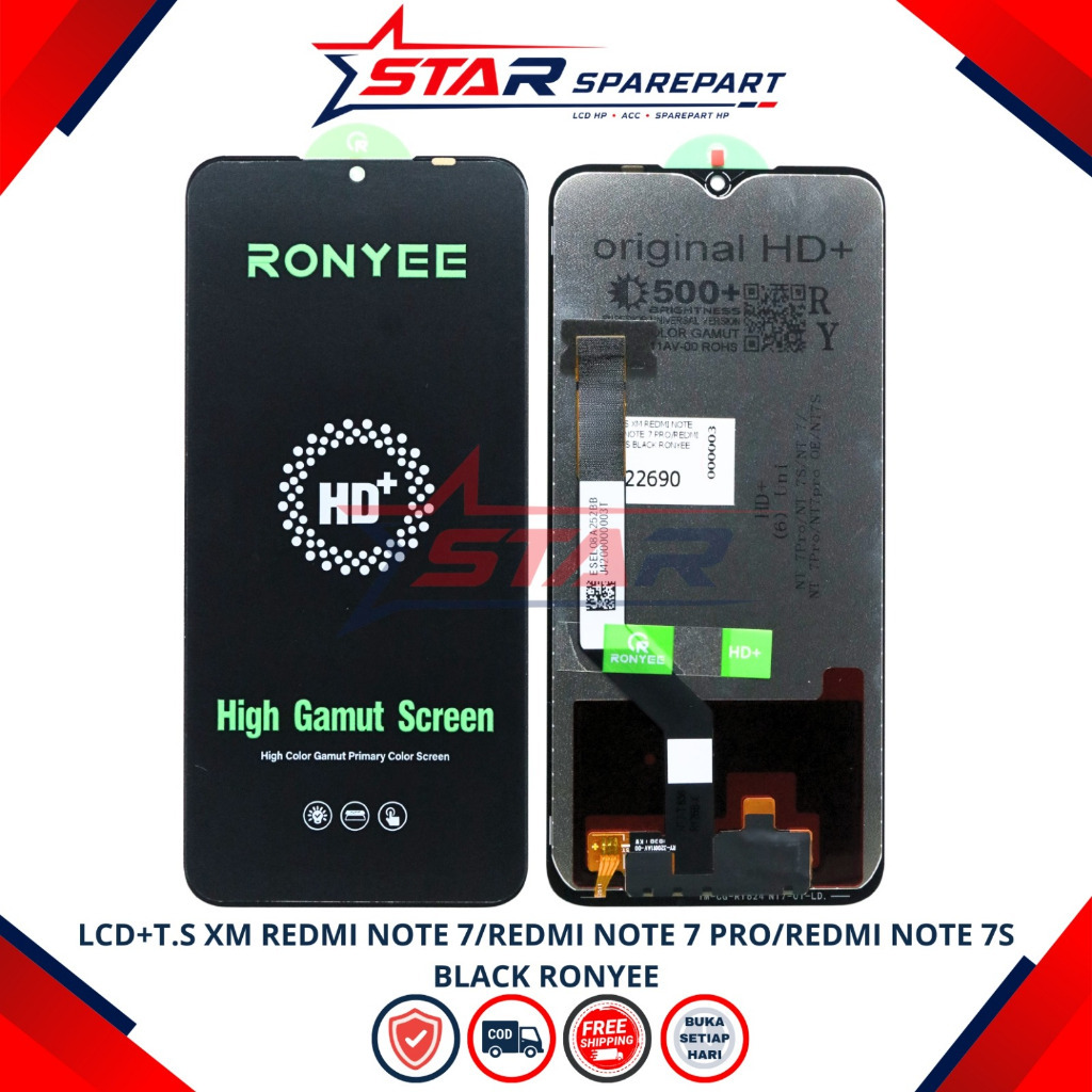 LCD TOUCHSCREEN XIAOMI REDMI NOTE 7 / REDMI NOTE 7 PRO / REDMI NOTE 7S