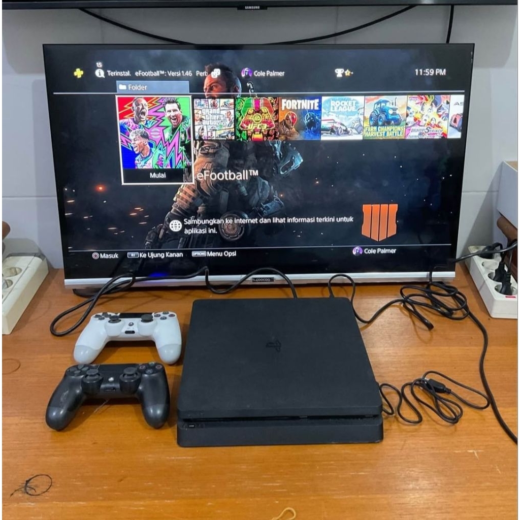 PS4 SLIM ORI 1 TB Plus Game