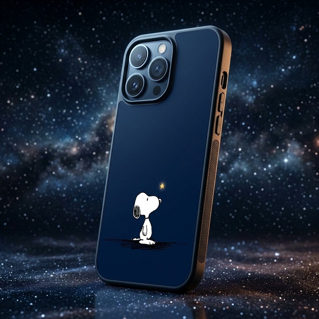 Casing HP Cute Navy Puppy | iPhone Samsung Google Pixel