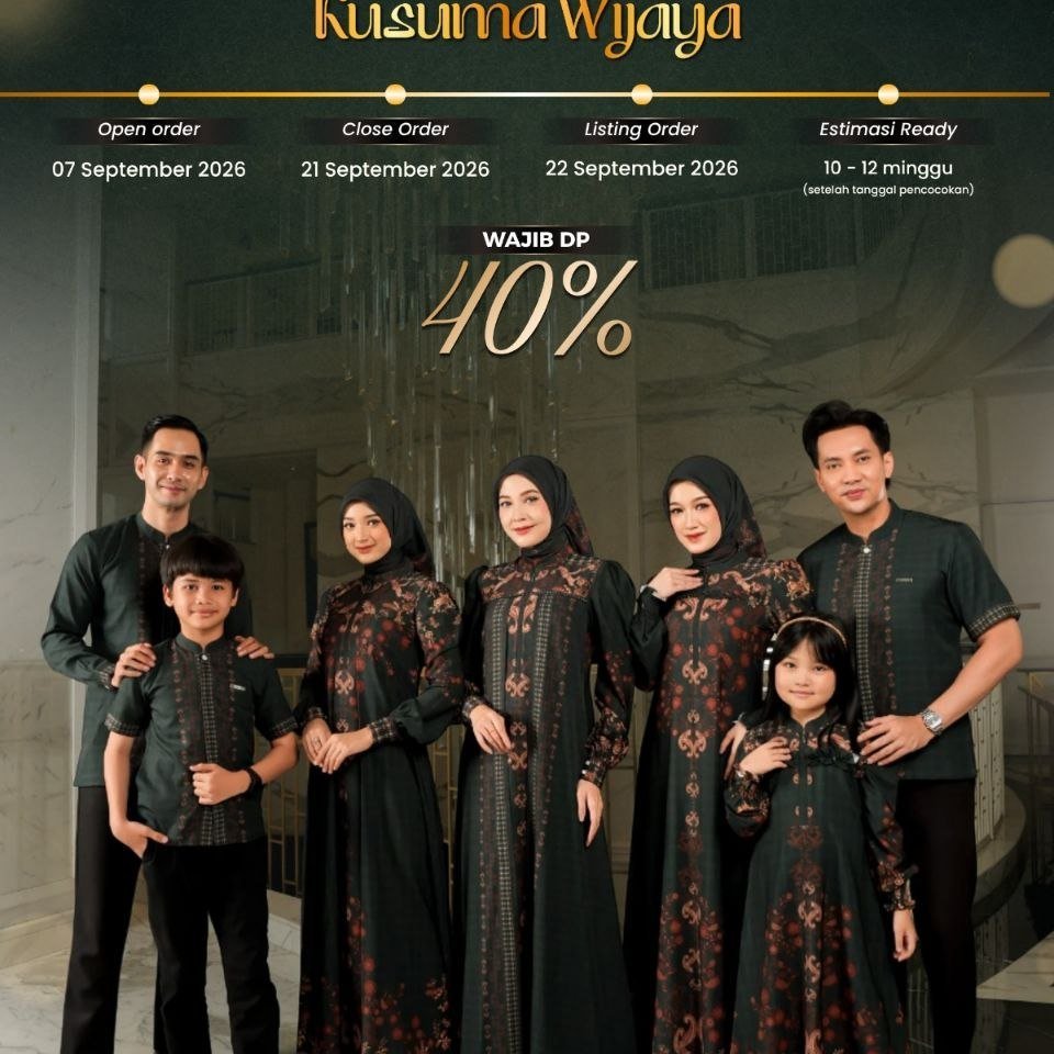 OPEN PRE ORDER SARIMBIT KUSUMA WIJAYA BY DENIZER 7-21 SEPTEMBER 2026