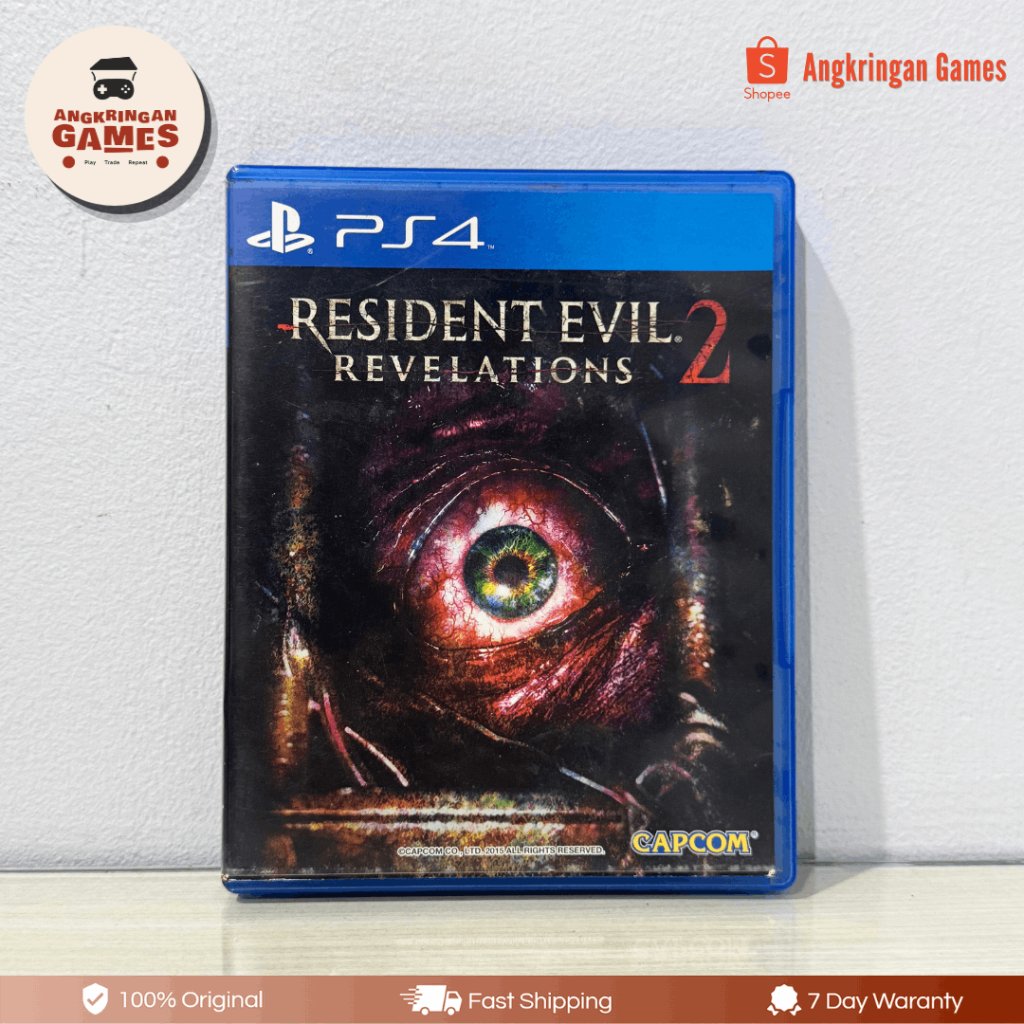 BD Kaset PS4 Resident Evil Revelations 2 Second Bekas Ori | RE Revelations Game Horror Survival Epis