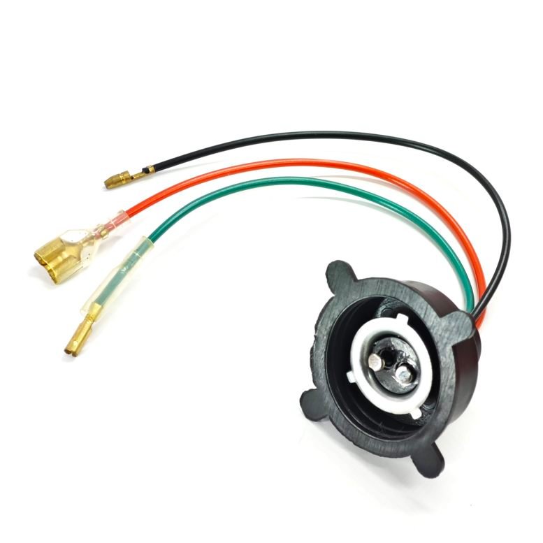 (ADM) FITING LAMPU ORI SKUN H6 BAWAAN MOTOR 3 KABEL fitting cop depan universal cop holder lampu yam