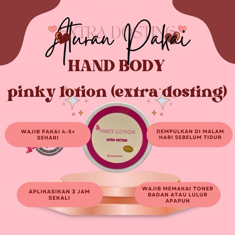 [Ready - Stock] Pinky Lotion Ekstra Dosting Reseller Pinrang