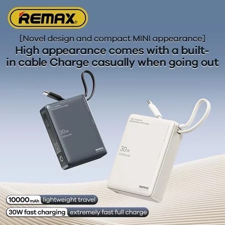 powerbank mini 10.000 mah / pb fast cash / REMAX POWERBANK RPP-86 (CCC) / 30W+22.5W Power Bank Pengi