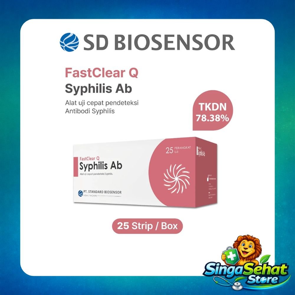 [Eceran] SD Biosensor FastClear Q Syphillis Ab Rapid Test Kit 1Pcs
