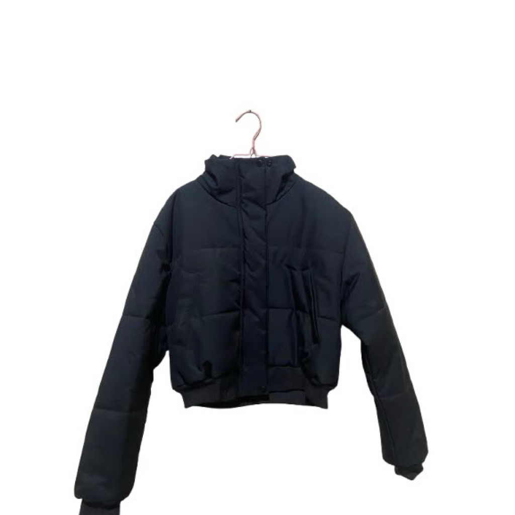 Crop Top Bubble Jacket