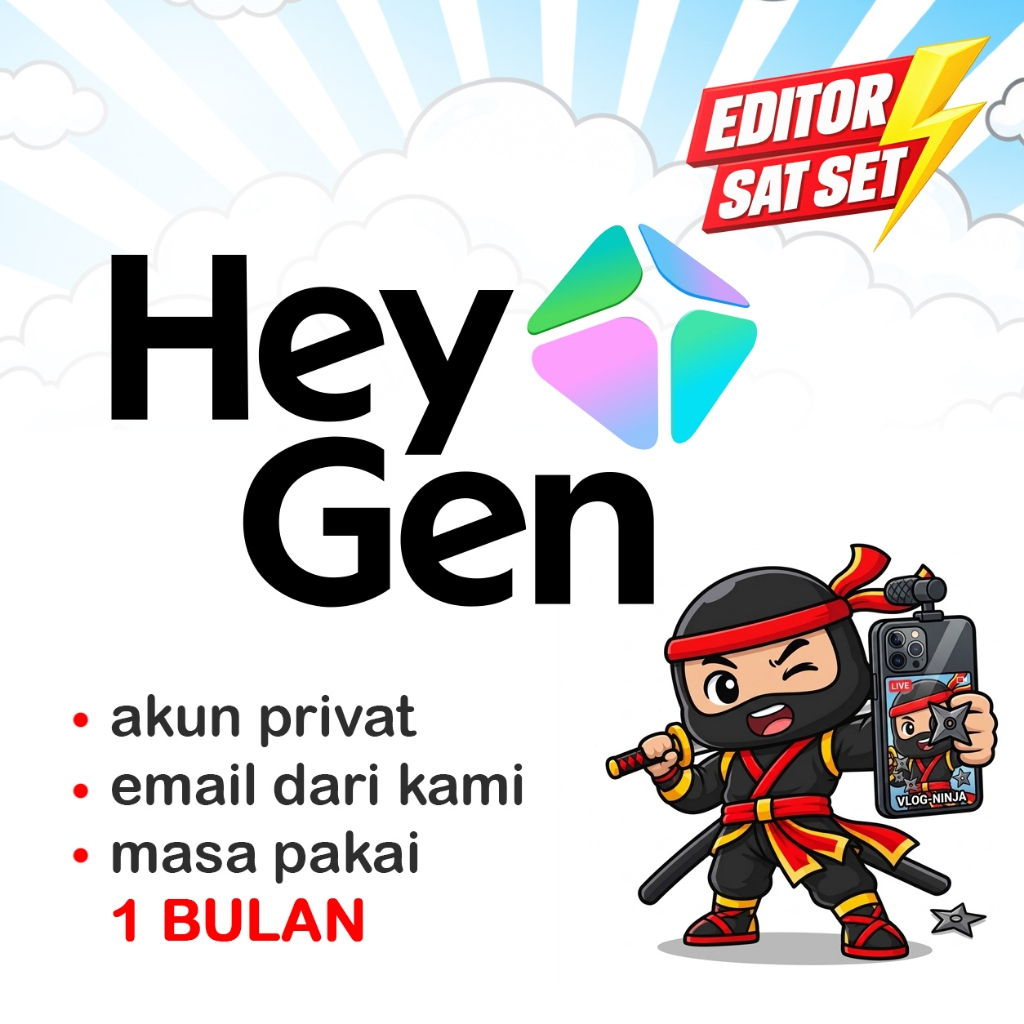 Heygen AI akun PRIVAT - Bikin Video Realistik dirimu sendiri