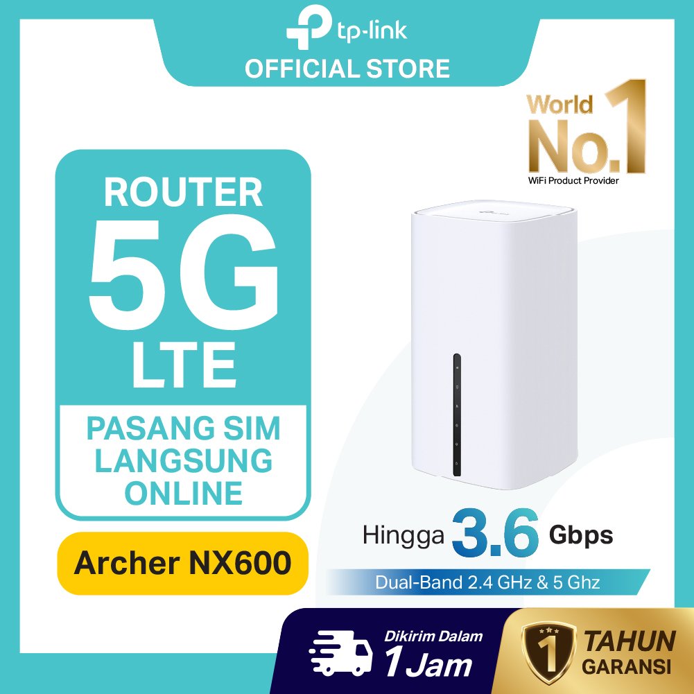 TP-Link | Archer NX600 | Router Wifi 5G | Modem Wifi 5G All Operator | Wifi 6 AX3600 Dual Band | 2.5