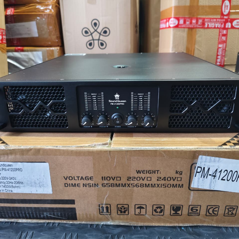 POWER AMPLIFIER SOUNDQUEEN PM 41200 PRO Power sound queen pm-41200 pro