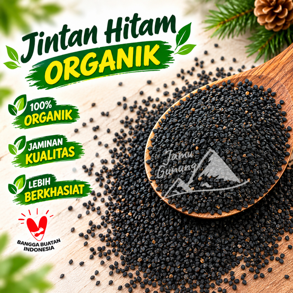 Jintan Hitam 500gr Habbatussauda Asli Hitam Pekat