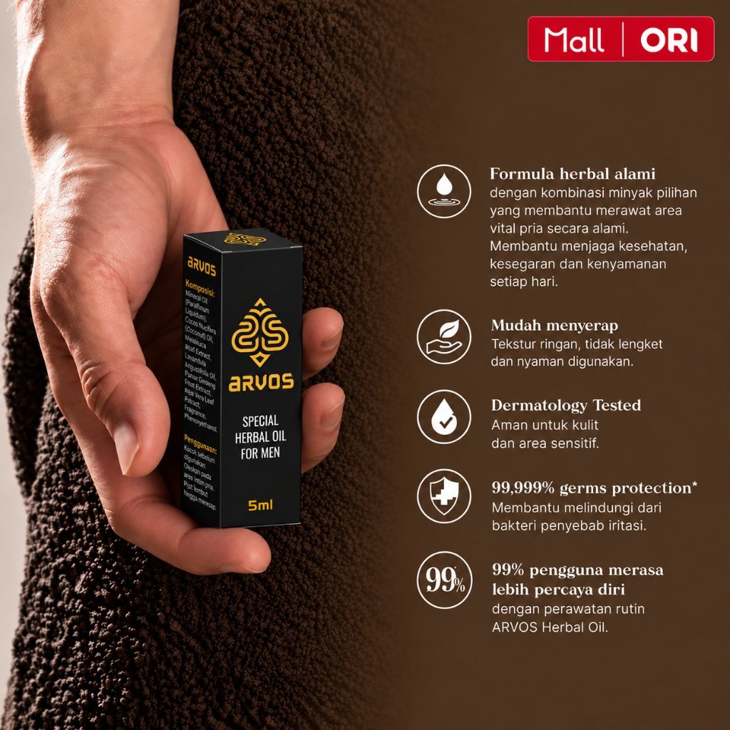 ARVOS Spray Pria Original Perawatan Pria Dewasa Tahan Lama