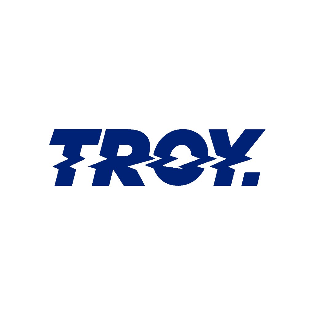 Troy Company T-Shirt Mineral Blue Mentally Prepared - Kaos Pria Lengan Pendek Biru Mineral MTD 3713