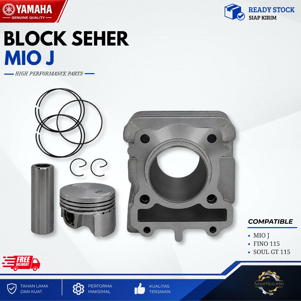 Blok Seher Piston Mio J Soul Gt Fino110
