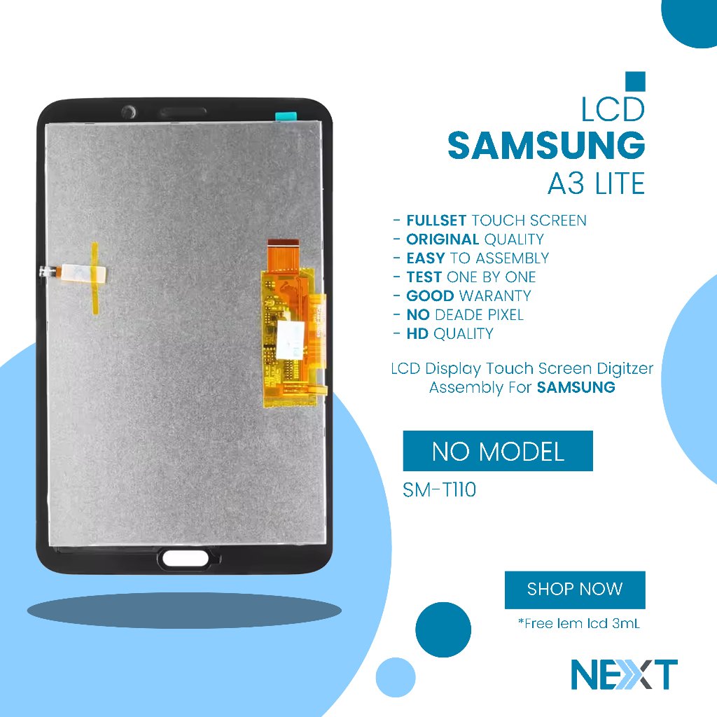 LCD Samsung Tab A3 Lite (SM-T110) - Fullset Touchscreen