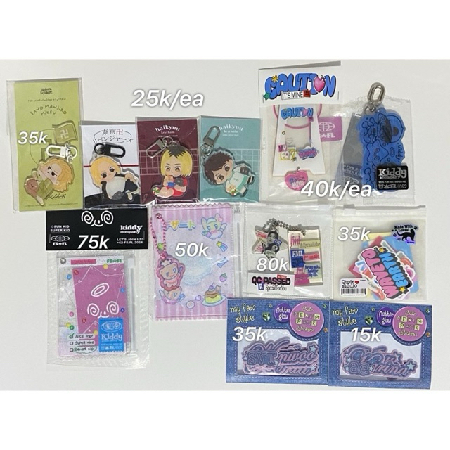 PHOTOCARD HOLDER CAHOL PC PVC ZIPLOCK GLITTER POUCH LAVIUU PINK KIDDY COMPANY FSFL FLUFFEISH FROMSTA