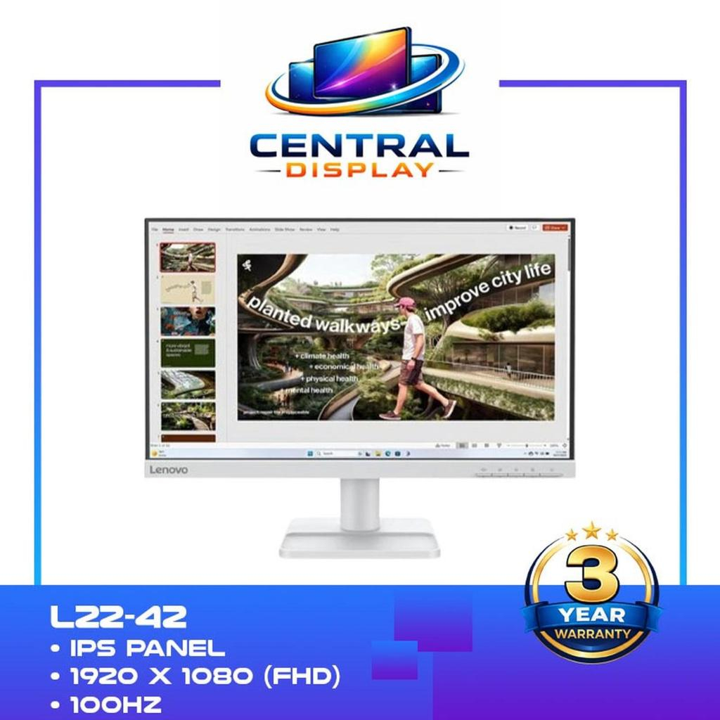 Monitor Lenovo LED IPS L22-42 - Full HD 22" Inch