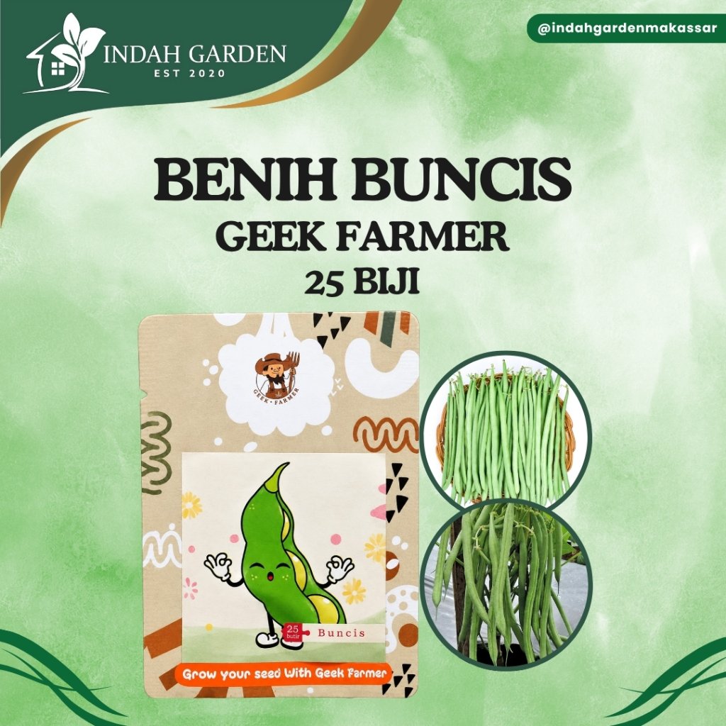 Geek Farmer - Benih Buncis - 25 Butir