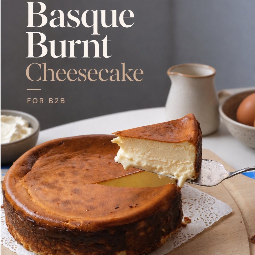 Manna Food Basque Burnt Cheesecake