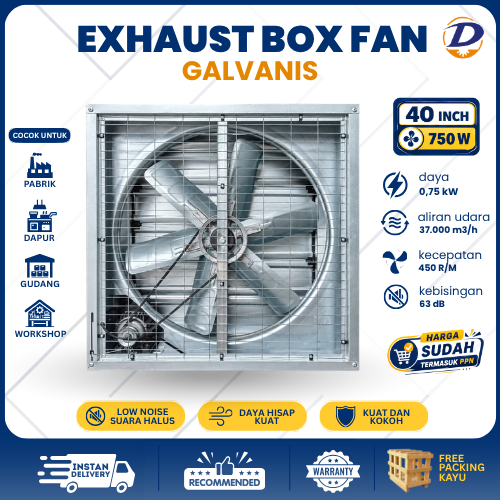 Blower Exhaust Fan 40 inch - Untuk Industri Dapur Kandang Ayam