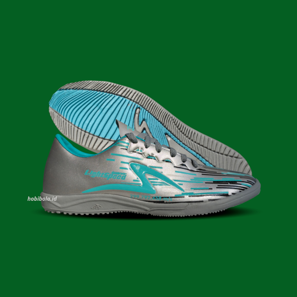Sepatu Futsal Specs Lightspeed Reborn Size 33-44 SIlver