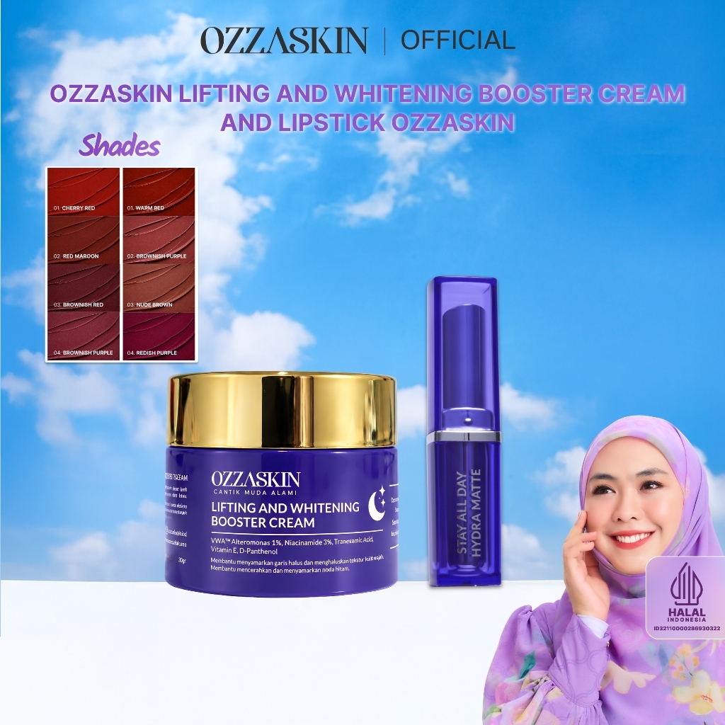 New Ozzaskin Lifting & Whitening Booster Cream by Oki Setiana Dewi 30g, Booster Watery Cream Gel den