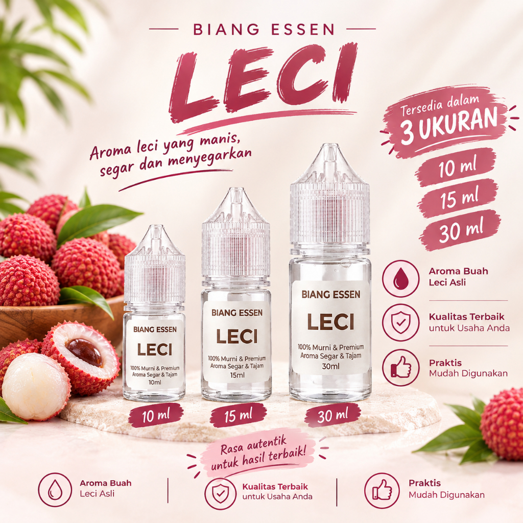 Essen Biang Murni Leci | Aroma Leci