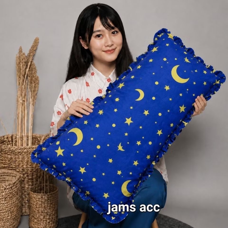 SARUNG BANTAL CINTA STAR MOON BIRU