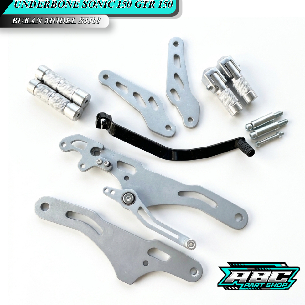Underbone Sonic Bukan Model SJ88 Cutting Besi PNP Sonic 150 R / GTR 150 R Step Jalu Lipat