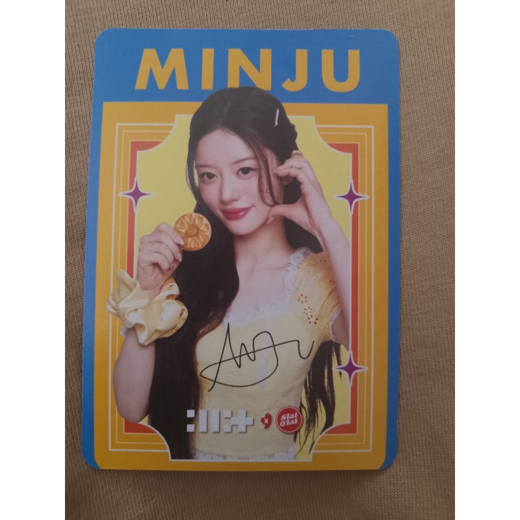 Photocard K-Pop Minju ILLIT original