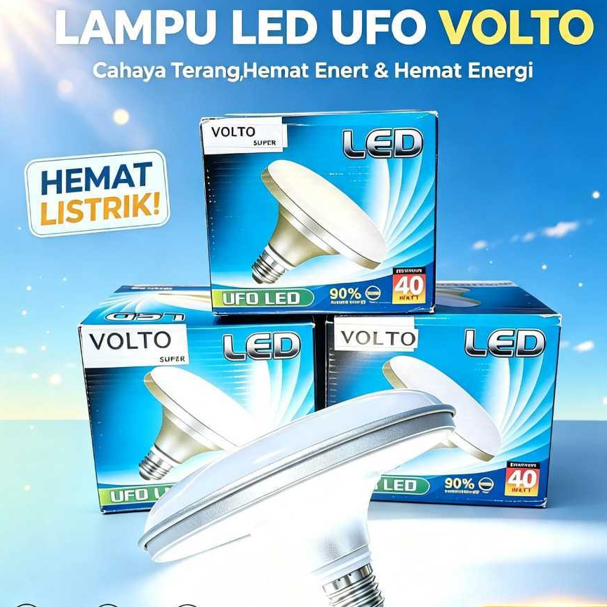 LAMPU LED UFO 30 WATT 40WATT 50WATT  E27  MOONLIGHT SERIES