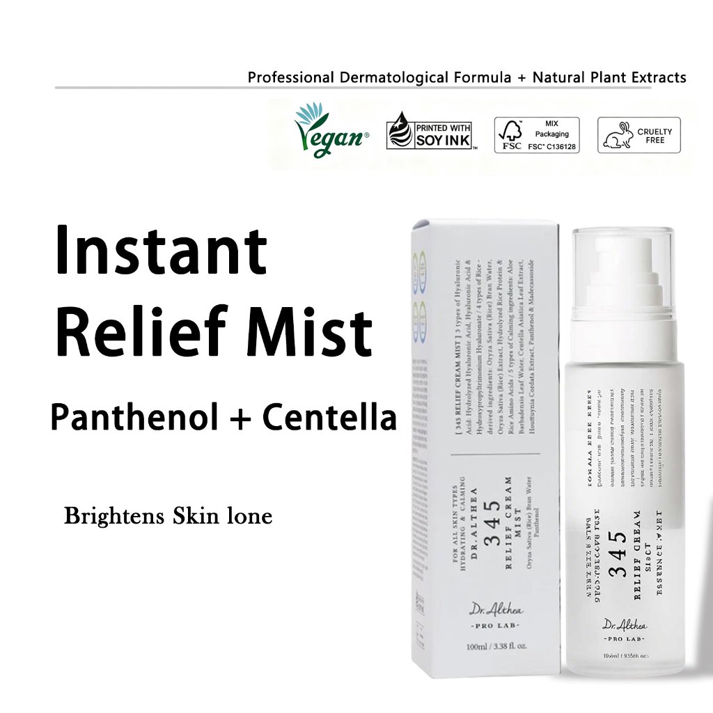 Dr. Althea 345 Relief Cream Mist 100ml Hydrating Vegan