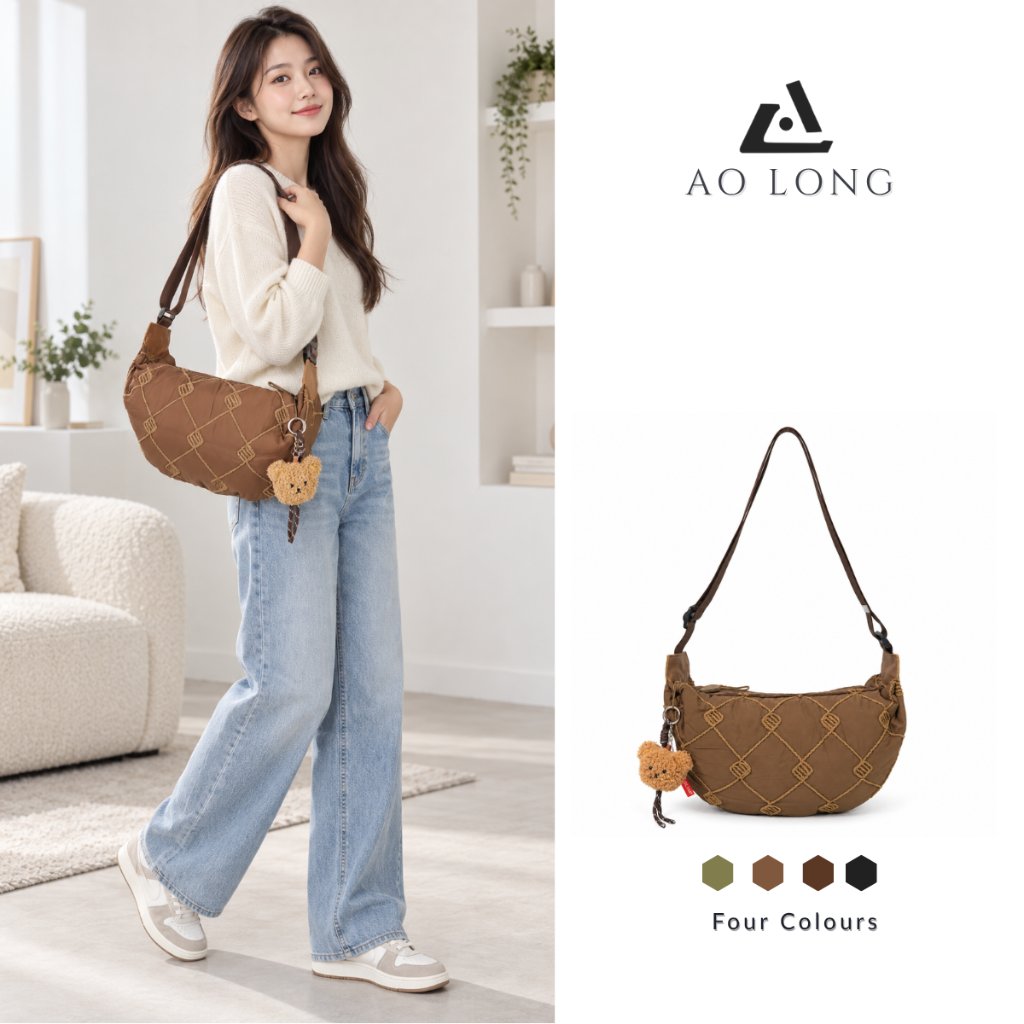 AOLONG Tas Bahu Wanita AURELI 5066 Shoulder Bag Wanita Lucu Untuk Hangout