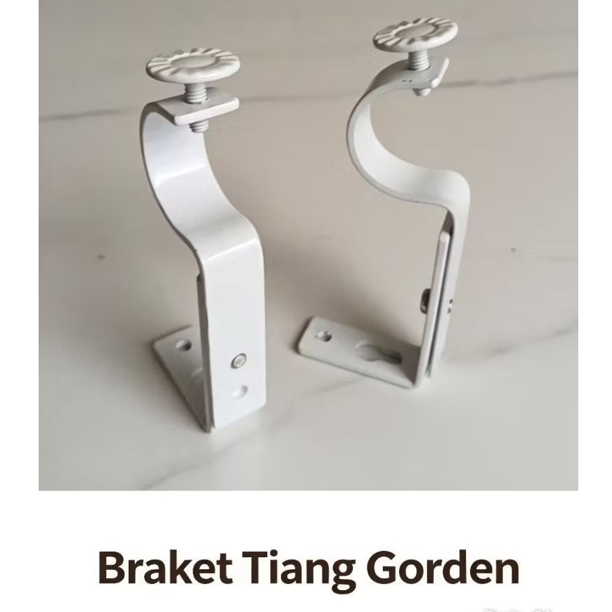 Braket Tiang Gorden  berdiameter 28-30 mm bahan besi tebal