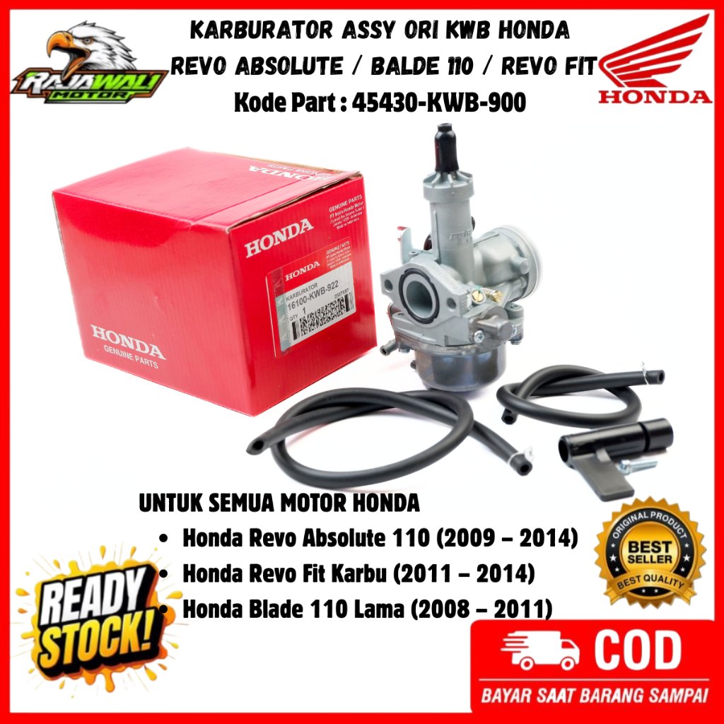 karburator revo absolute ori - karburator revo absolute 110 - karbu blade - revo absolute KWB