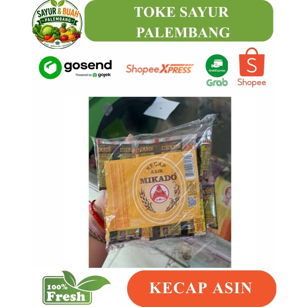 Kecap Asin Mikado per Sachet - Toke Sayur Palembang