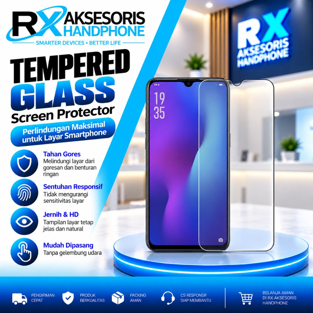 Tempered Glass Oppo A52 A92 Anti Gores Kaca Oppo A52 A92 Temperglass Oppo A52 Oppo A52