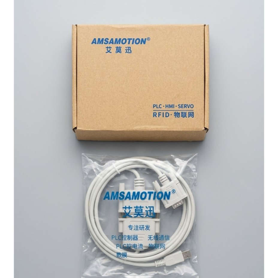 Kabel Programming AMSAMOTION PLC USB to RS232/485 PLC Programming