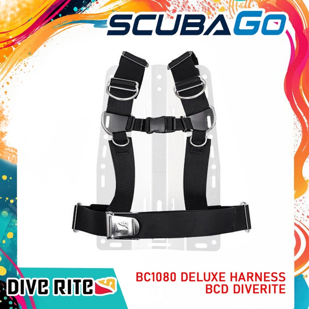 BC1080 Deluxe Harness Diverite BCD Technical Spare Part BC Selam Dive Rite Scuba Diving