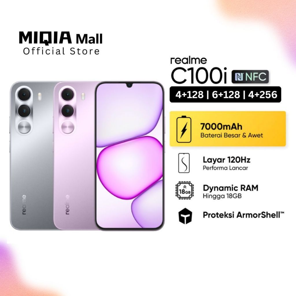 realme C100i  4GB+8GB*|128GB / 6GB+12GB*|128GB / 4GB+8GB*|256GB  (7000mAh Titan Battery | 120Hz Ultr