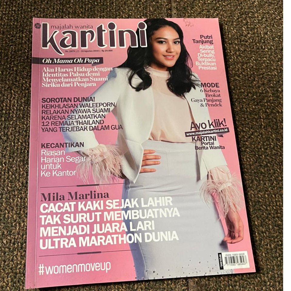 Majalah Kartini Putri Tanjung Gofar Hilman Chairul Tanjung Mega Agustus 2018