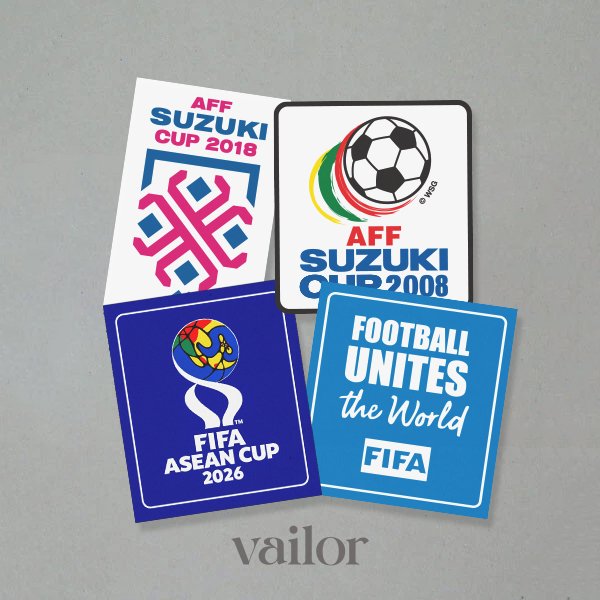 Patch FIFA Asean Cup - Piala AFF Championship 2026 Tinggal Setrika | Badge Timnas Indonesia Tiger Cu