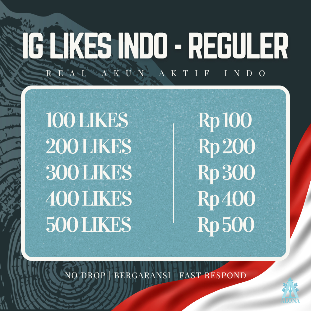 Likes Instagram Indonesia REGULER - Like IG