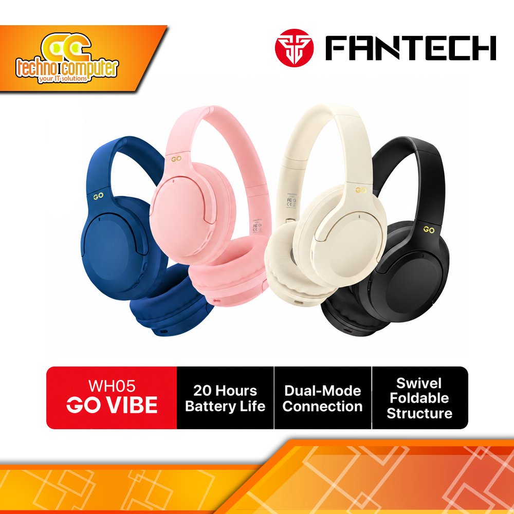 HEADPHONE FANTECH GO VIBE WH05 Wireless - Headphone Wireless