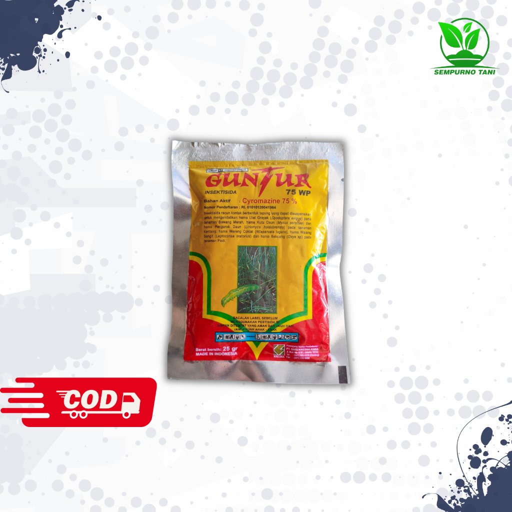 Insektisida Guntur 75 WP isi 25 gr