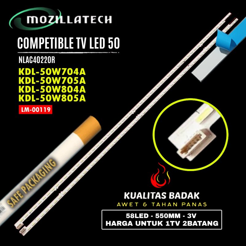 BACKLIGHT SONY KDL-50W704A KDL50W705A  KDL50W704A KDL50W705A 50W704A 50W705A 50 IN INCH NLAC40220R
