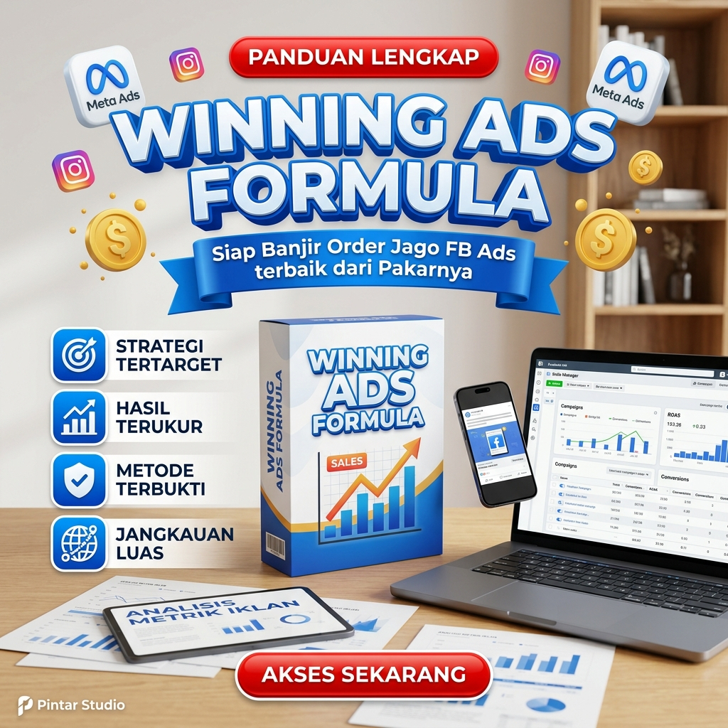 (90) ECOURSE WINNING ADS FORMULA - Siap Banjir Order dari fb ads