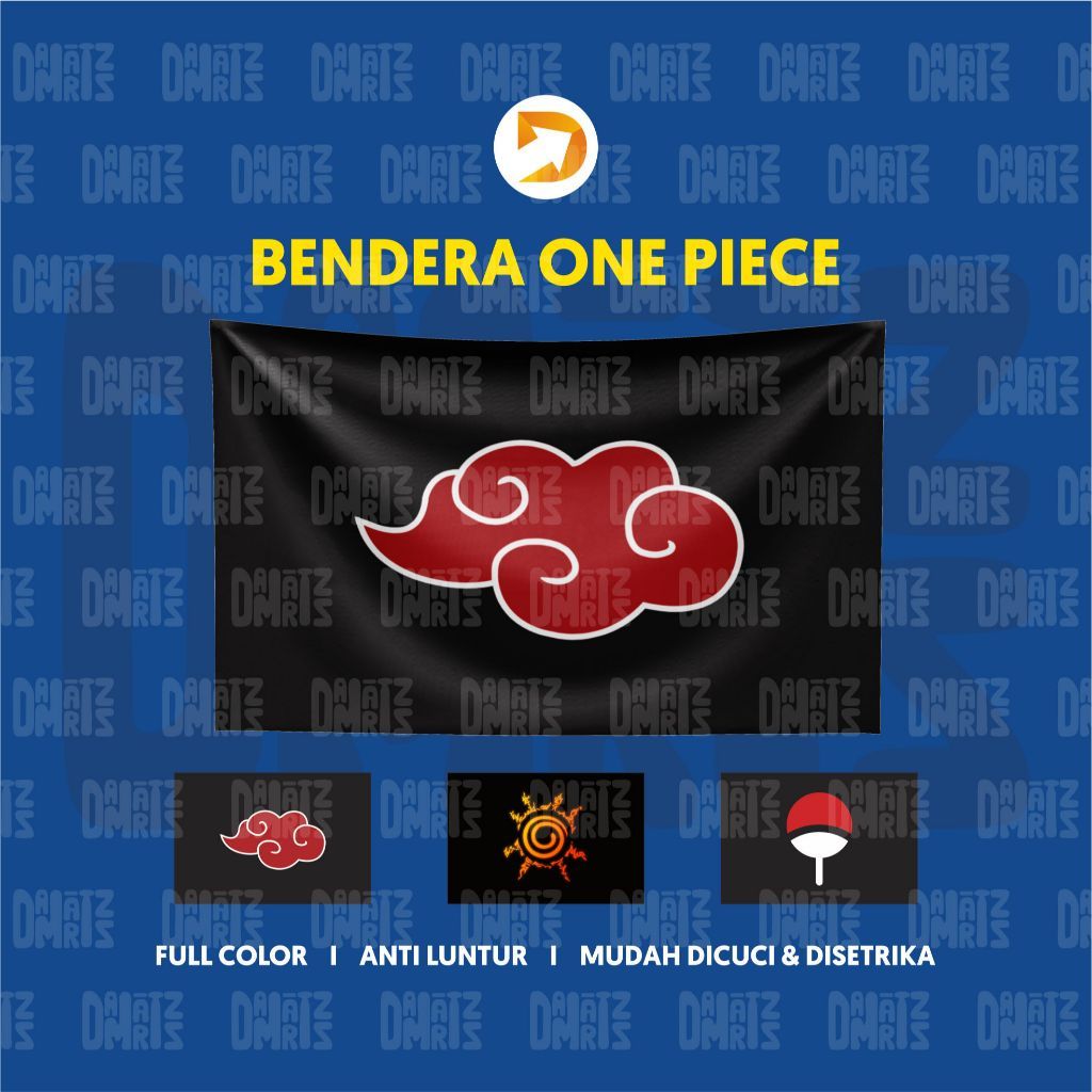BENDERA CLAN NARUTO, AKATSUKI, UCHIHA LOGO