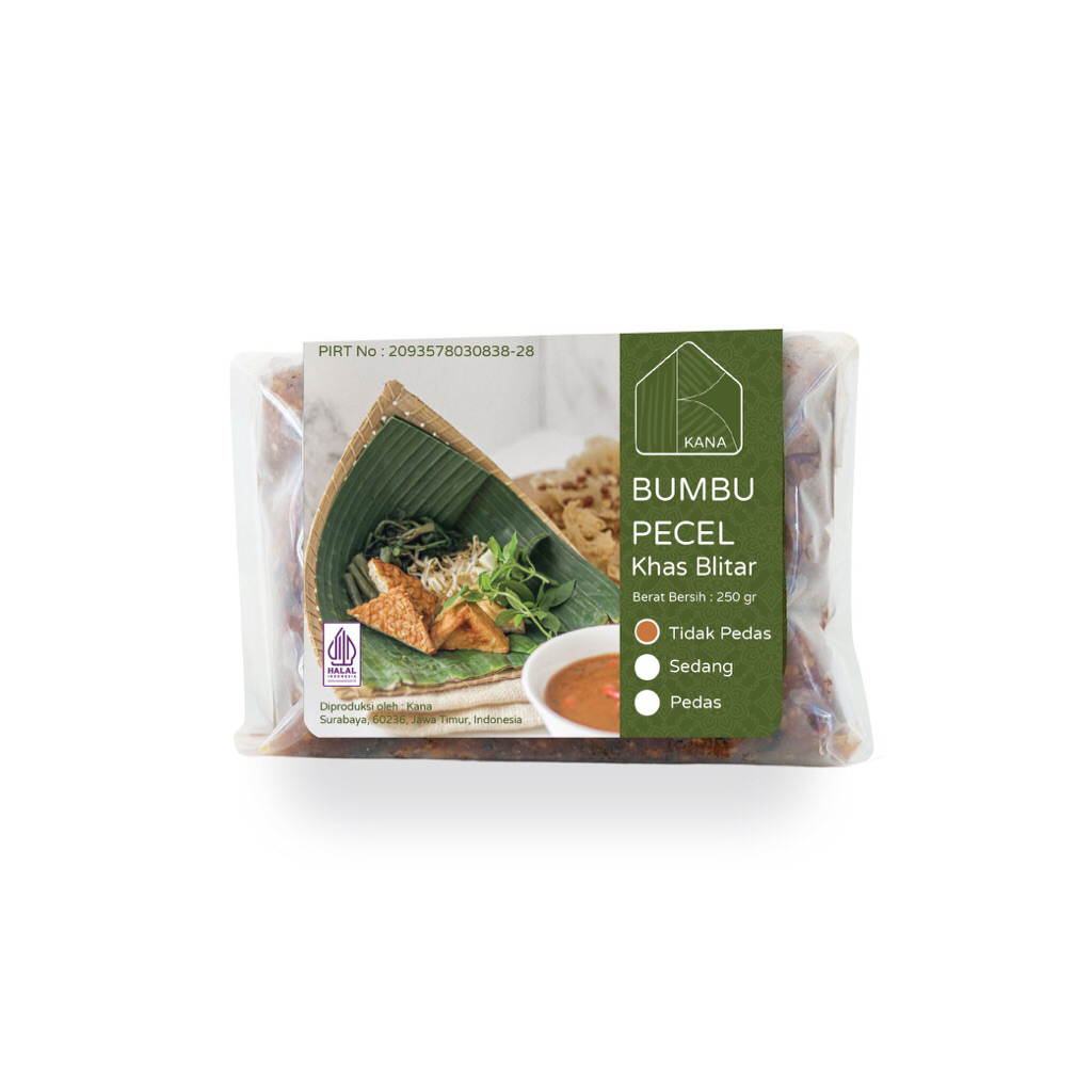BUMBU PECEL BLITAR KANA / SAMBEL PECEL BLITAR / SAMBEL BUMBU PECEL 250gr TANPA PENGAWET